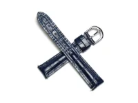 Watch strap blue, yves camani 16mm