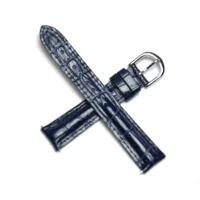 Watch strap blue, yves camani 16mm