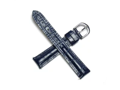 Watch strap blue, yves camani 16mm