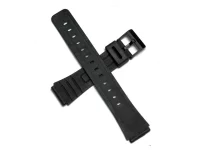 Watch strap black rubber 18mm Watch strap black rubber 18mm