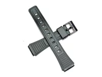 Watch strap black rubber 18mm Watch strap black rubber 18mm