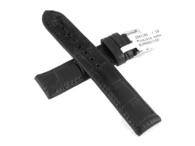 Watch strap black, Beco Mississippi 18mm Watch strap black, Beco Mississippi 18mm