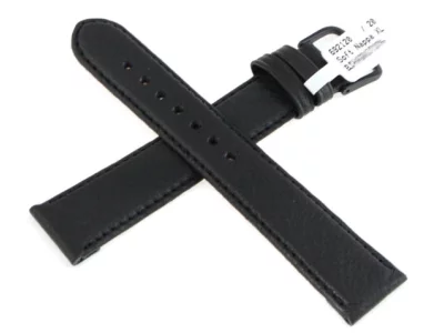 Watch strap XL black, BECO Soft Nappa 20mm Watch strap XL black, BECO Soft Nappa 20mm