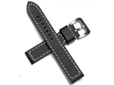 Watch strap L black 20mm