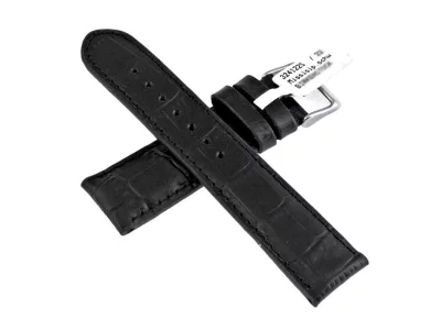 Watch strap black, Beco Mississippi 20mm Watch strap black, Beco Mississippi 20mm