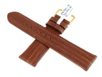 Pulksteņa siksniņa brūna, zeltaini, Beco Teju 22mm Pulksteņa siksniņa brūna, zeltaini, Beco Teju 22mm