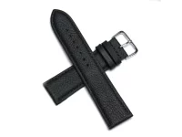 Watch strap black, 22mm