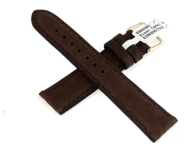 Watch strap brown, dark, Beco Camel Sport 18mm Watch strap brown, dark, Beco Camel Sport 18mm