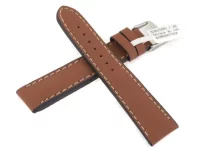Pulksteņa siksniņa XL brūna, dabīgi, BECO Chrono 22mm Pulksteņa siksniņa XL brūna, dabīgi, BECO Chrono 22mm