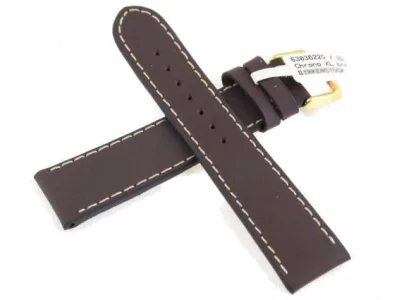 Watch strap XL brown, dark, BECO Chrono 22mm Watch strap XL brown, dark, BECO Chrono 22mm