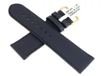 Pulksteņa siksniņa  zila, tumši, Beco Nappa 660 24mm