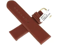 Pulksteņa siksniņa brūna, sarkanīgi, Beco Nappa 660 24mm