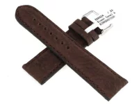Pulksteņa siksniņa brūna, tumši, Beco Camel Sport 24mm