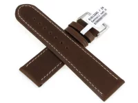 Pulksteņa siksniņa brūna, tumši, Beco Sattel (seglāda) 616 24mm
