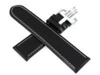 Pulksteņa siksniņa melna, Beco Sattel (seglāda) 616 24mm