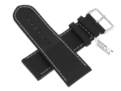 Watch strap XL black, BECO XL Chrono 30mm