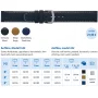 Ремешок для часов черный, BECO Anfibio 22мм