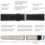 Watch strap black, Beco Nappa 660 12mm