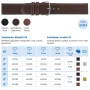 Watch strap brown, dark, Beco Sattel (saddle) 616 24mm Watch strap brown, dark, Beco Sattel (saddle) 616 24mm