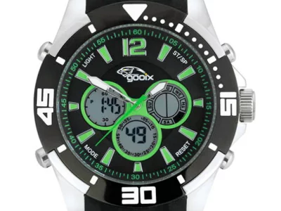 gooix Buzzer Black Green Dials L gooix Buzzer Black Green Dials L