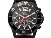 gooix Merek Chrono ādas Black L