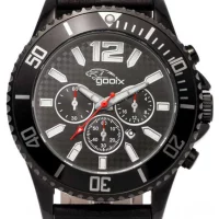 gooix Merek Chrono Leather Black L