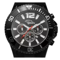 gooix Merek Chrono Steel Black Black L