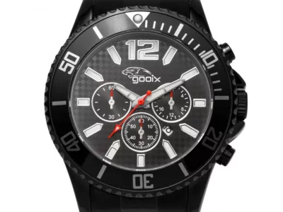 gooix Merek Chrono Steel Black Black L